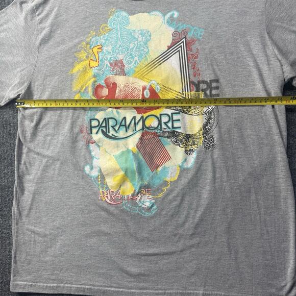 Y2K Paramore Band T Shirt Merch Rock Punk Alternative Band Tee Early 2000s Sz XL - Picture 10 of 10